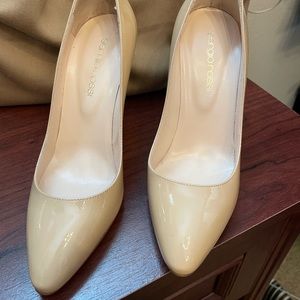 Sergio Rossi heels, brand new never worn.  Minor defect on side of shoe